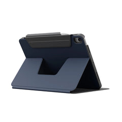 A Photo Of UNIQ Rovus SnapMount Magnetic iPad Stand & Case for iPad (A16) - with Built-in Apple Pencil Holder – 360° Rotation & Multi-Angle Viewing