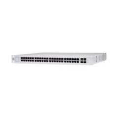 A Photo Of Ubiquiti PoE Switch 48-Port GbE, PoE+ and 24V Passive PoE with 1G & 10G SFP Ports | High-Performance Network Switch