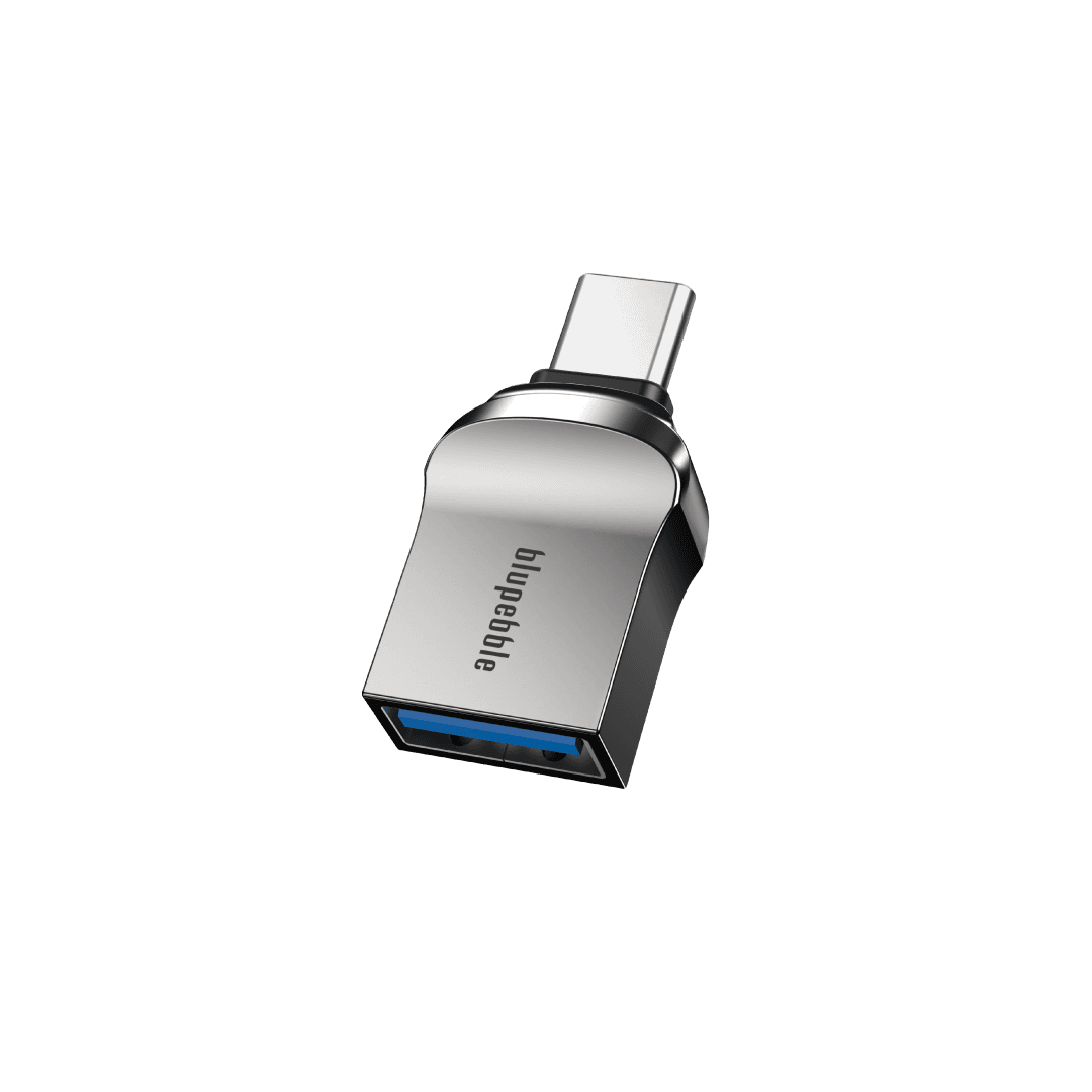 A Photo Of Blupebble USB-A to USB-C USB 3.1 OTG Adapter with 10Gbps Data Transfer