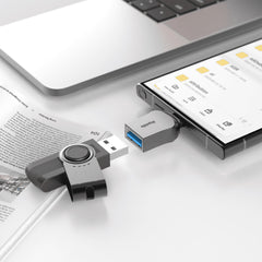A Photo Of Blupebble USB-A to USB-C USB 3.1 OTG Adapter with 10Gbps Data Transfer