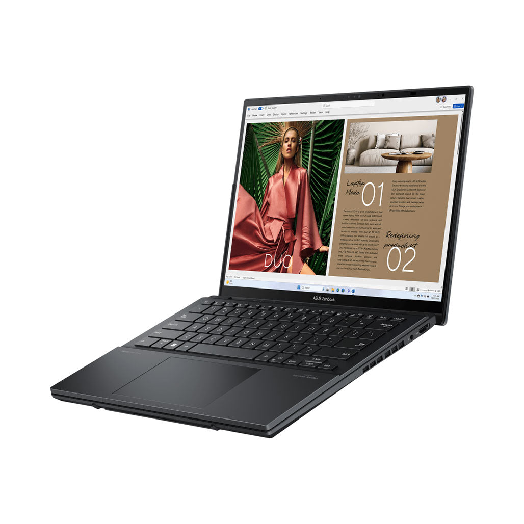 A Photo Of Asus Zenbook Duo OLED UX8406CA-PS99T - Dual 14