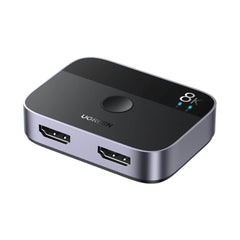 A Photo Of UGreen 2-in-1 Out HDMI 2.1 Switch | 8K@60Hz, 4K@144Hz, VRR Support | USB Powered