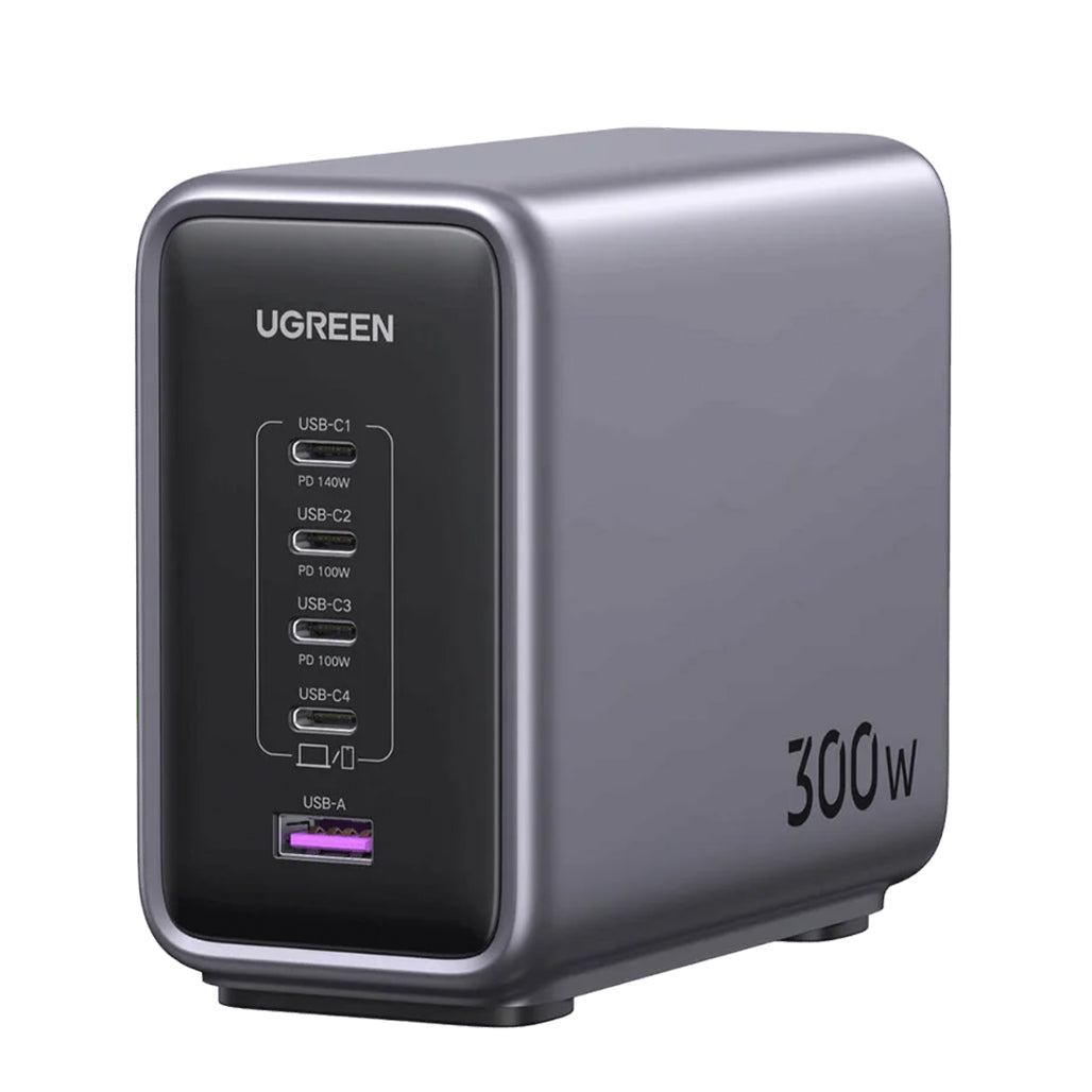 A Photo Of UGreen Nexode 300W 5-Port GaN USB-C Wall Charger