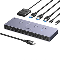 Ugreen AK701 4-in-1 HDMI KVM Switch 8K 60Hz with USB 3.0 and HDMI 2.1