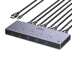 A Photo Of Ugreen AK701 4-in-1 HDMI KVM Switch 8K 60Hz with USB 3.0 and HDMI 2.1