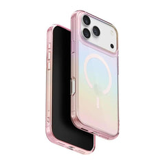 A Photo Of Uniq Iridescia Holographic Case with MagClick for iPhone 17 Pro Max