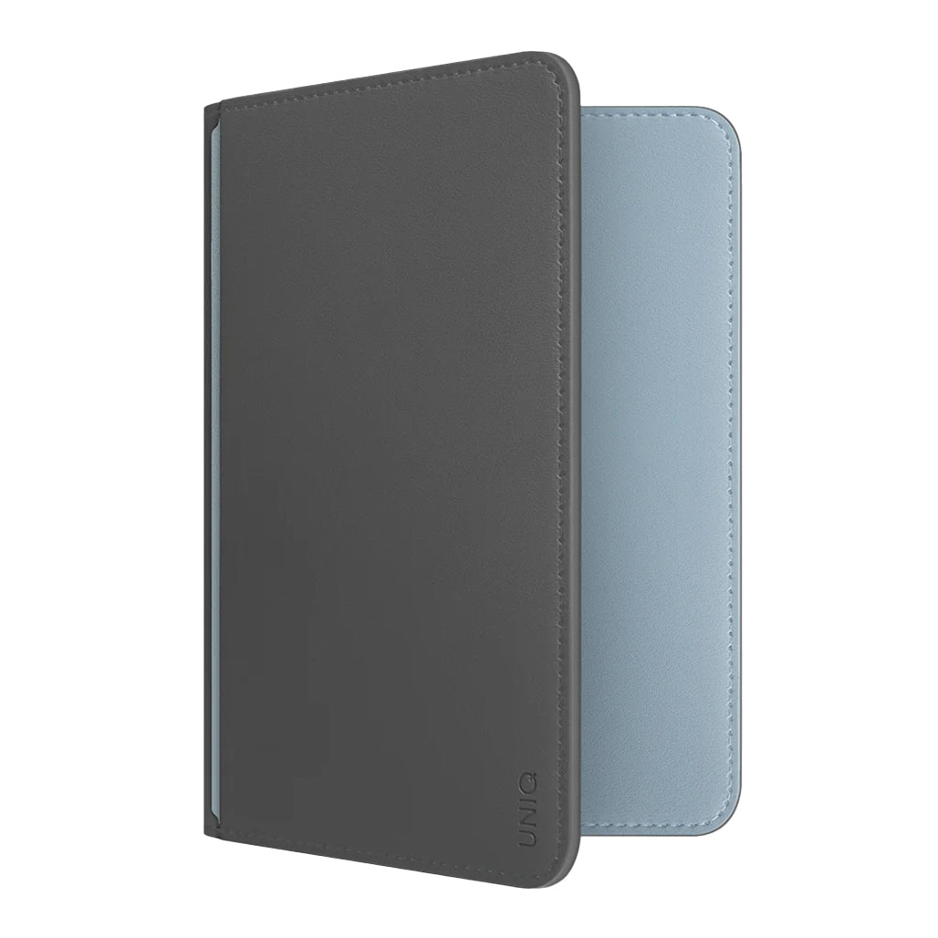 A Photo Of UNIQ Belmont Vegan Leather Passport Holder with Apple Find My Tracker & RFID Protection