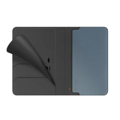 A Photo Of UNIQ Belmont Vegan Leather Passport Holder with Apple Find My Tracker & RFID Protection