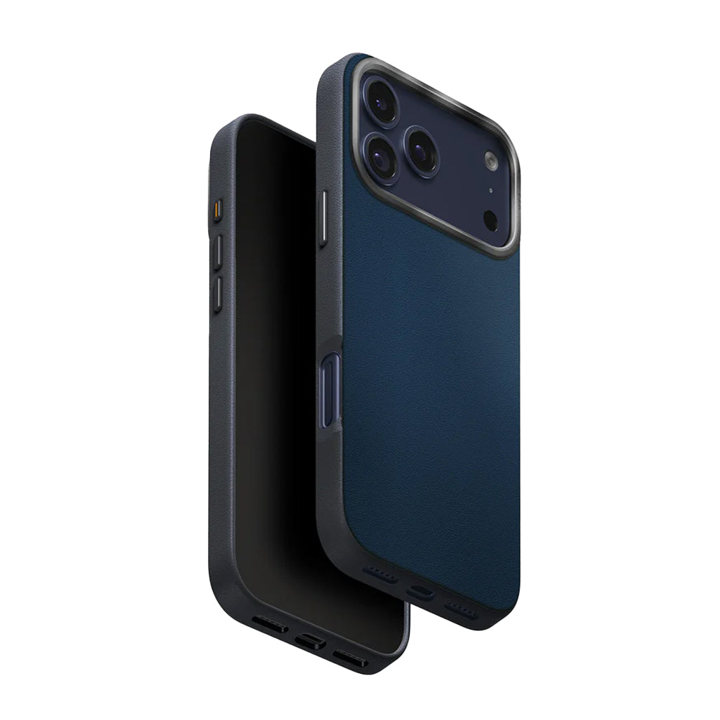 A Photo Of Uniq Lyden DS Dual-Tone Premium Leatherette Case for iPhone 17 Series