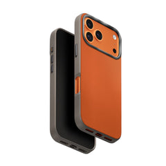 A Photo Of Uniq Lyden DS Dual-Tone Premium Leatherette Case for iPhone 17 Series