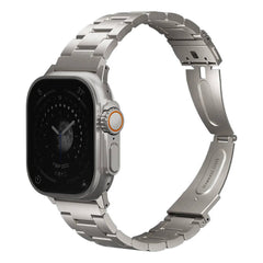 A Photo Of Uniq Osta Stainless Steel Watch Strap – Brushed Finish, Tool-Free Adjustable Links, Secure Fit