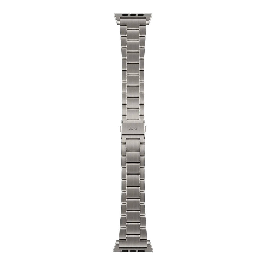 A Photo Of Uniq Osta Stainless Steel Watch Strap – Brushed Finish, Tool-Free Adjustable Links, Secure Fit