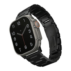 A Photo Of Uniq Osta Stainless Steel Watch Strap – Brushed Finish, Tool-Free Adjustable Links, Secure Fit