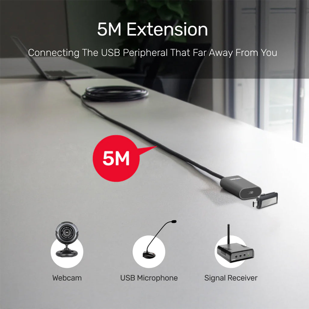 A Photo Of Unitek USB-C Active Extension Cable 5m