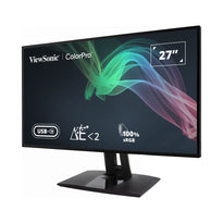 ViewSonic VP2768A 27" 2K QHD Pantone Validated Monitor with Docking Station, 100% sRGB, USB-C Connectivity