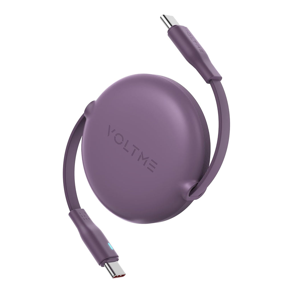 A Photo Of Voltme Powerlink YoYo Retractable USB-C to USB-C Cable 1m – 100W PD 3.0 Fast Charging