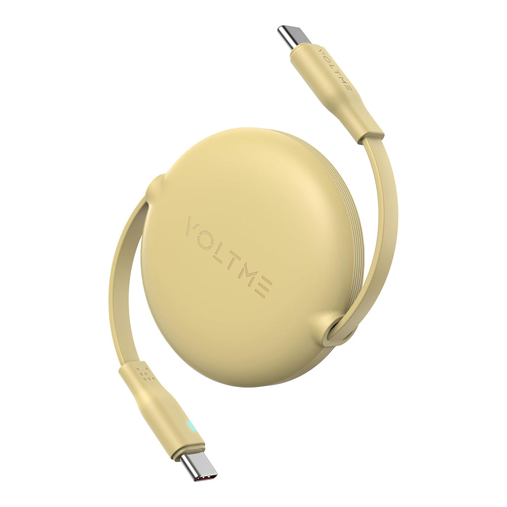 A Photo Of Voltme Powerlink YoYo Retractable USB-C to USB-C Cable 1m – 100W PD 3.0 Fast Charging