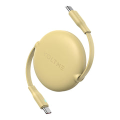 A Photo Of Voltme Powerlink YoYo Retractable USB-C to USB-C Cable 1m – 100W PD 3.0 Fast Charging