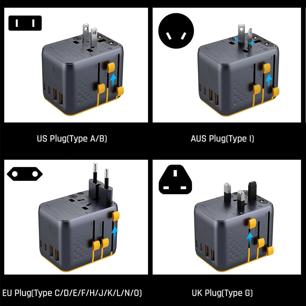 A Photo Of Voltme VITO Go EzTravel 65W Universal Travel Adapter