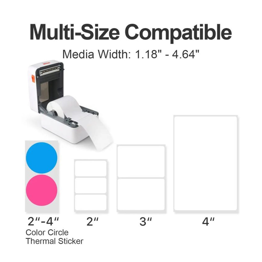A Photo Of W Tech WT102 Direct Thermal Label Printer