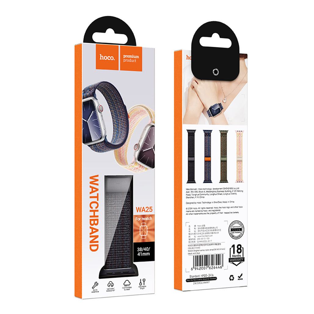A Photo Of Hoco WA25 Nylon Strap for Apple Watch 42/44/45/49mm