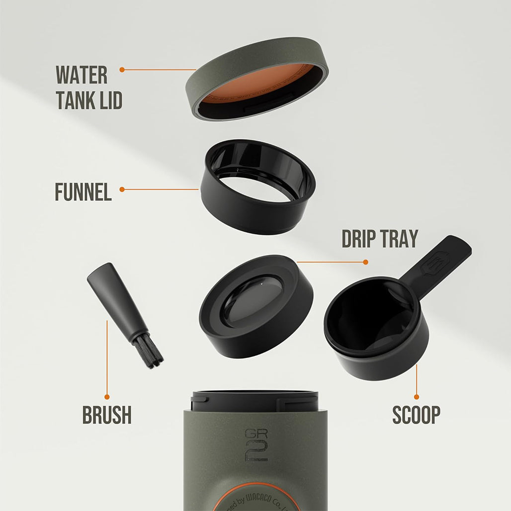 A Photo Of Wacaco Minipresso GR2 Portable Espresso Maker