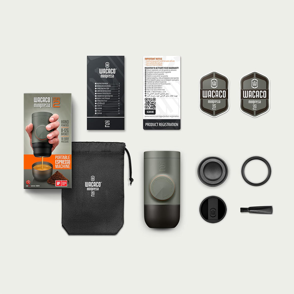 A Photo Of Wacaco Minipresso GR2 Portable Espresso Maker