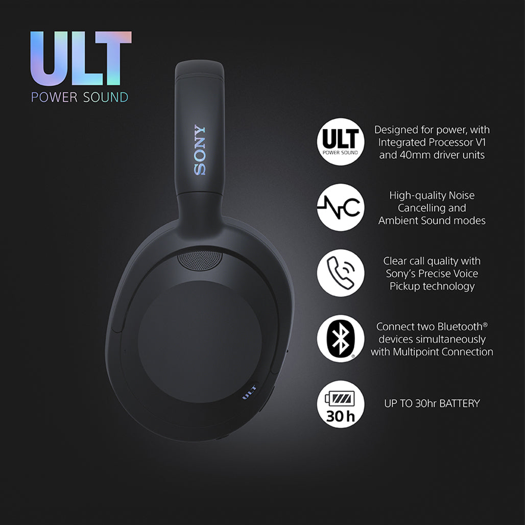 A Photo Of Sony ULT WEAR Wireless Noise Canceling Headphones | WHULT900NB.CE7