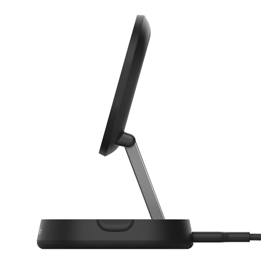 A Photo Of Belkin BoostCharge Pro Convertible Magnetic Wireless Charging Stand with Qi2 15W – Fast Charging for iPhone and Qi2 Devices