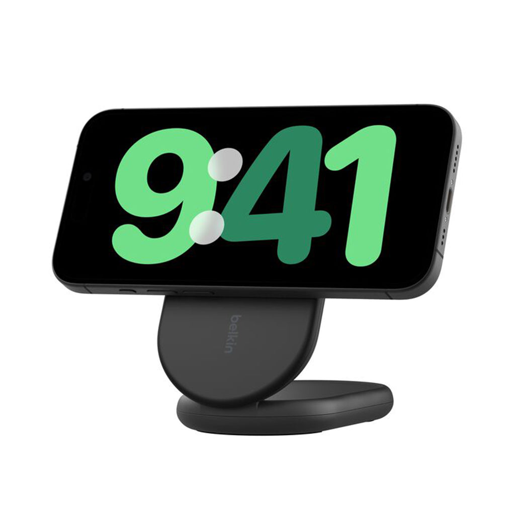 A Photo Of Belkin BoostCharge Qi2 15W Magnetic Foldable Wireless Charging Station for iPhone & Qi-Compatible Devices