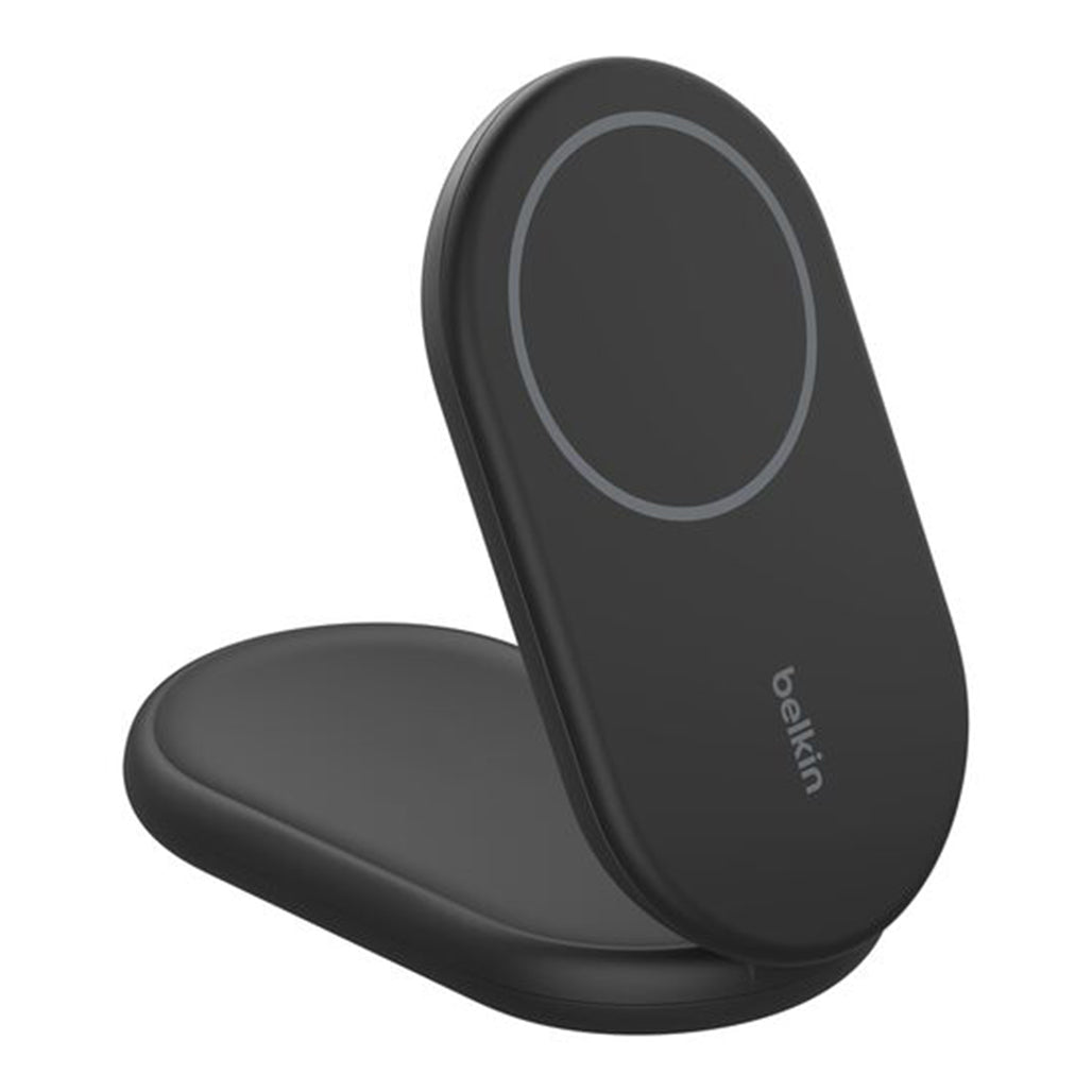 A Photo Of Belkin BoostCharge Qi2 15W Magnetic Foldable Wireless Charging Station for iPhone & Qi-Compatible Devices