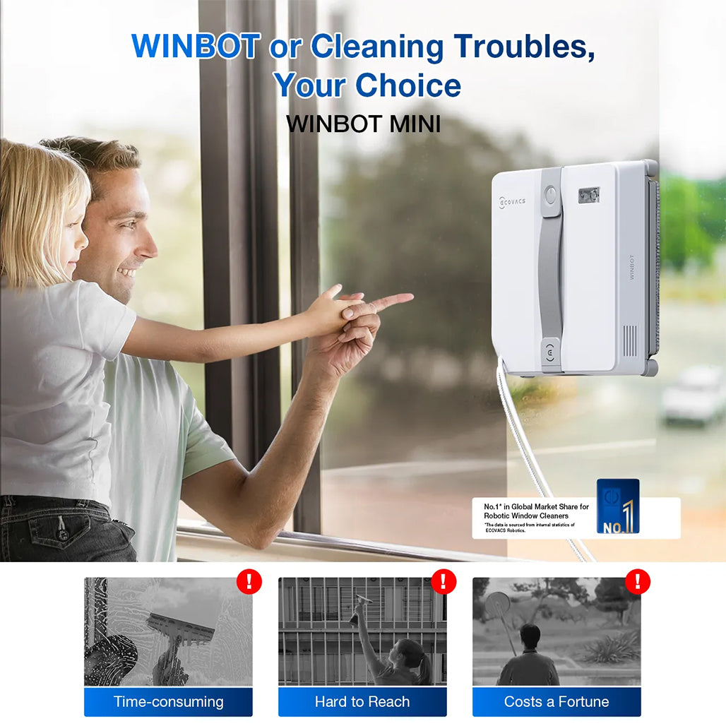 A Photo Of ECOVACS WINBOT MINI Window Cleaning Robot