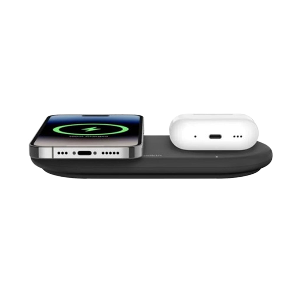 A Photo Of Belkin BoostCharge 3-in-1 Wireless Charging Pad