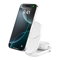 A Photo Of Belkin UltraCharge Foldable 2-in-1 Magnetic Charging Station - 25W