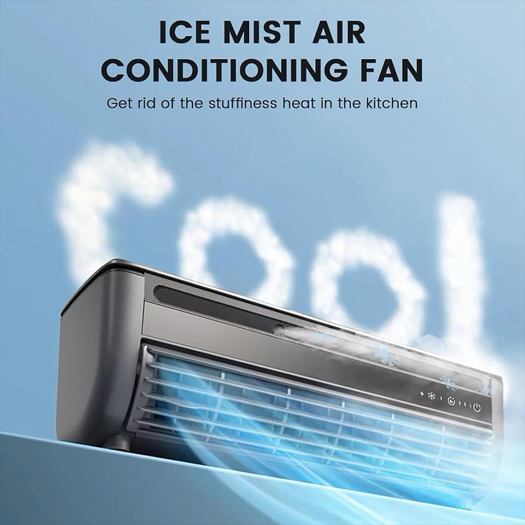 A Photo Of Air Cooling Mist Fan