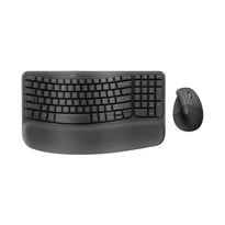 Logitech Wave Keys & Lift Combo - Ergonomic Wireless Keyboard and Vertical Mouse