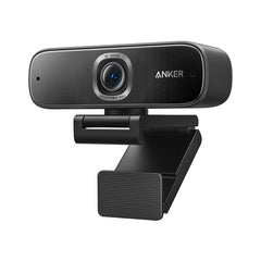 A Photo Of Anker PowerConf C302 2K HD Webcam – AI-Powered Auto Focus, Dual Mics, and Low-Light Correction for Professional Video Calls