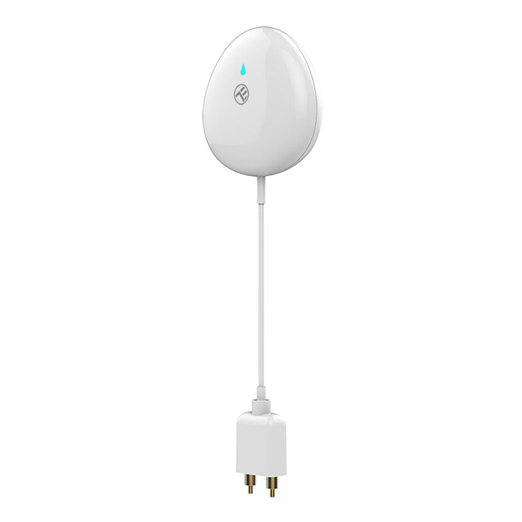 A Photo Of Tellur WiFi Smart Flood Sensor - Water Detection with Acoustic Alarm and Low Battery Alerts