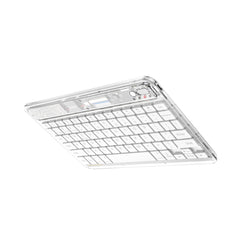 A Photo Of Hoco S55 Transparent Discovery Edition Wireless Keyboard - Space White