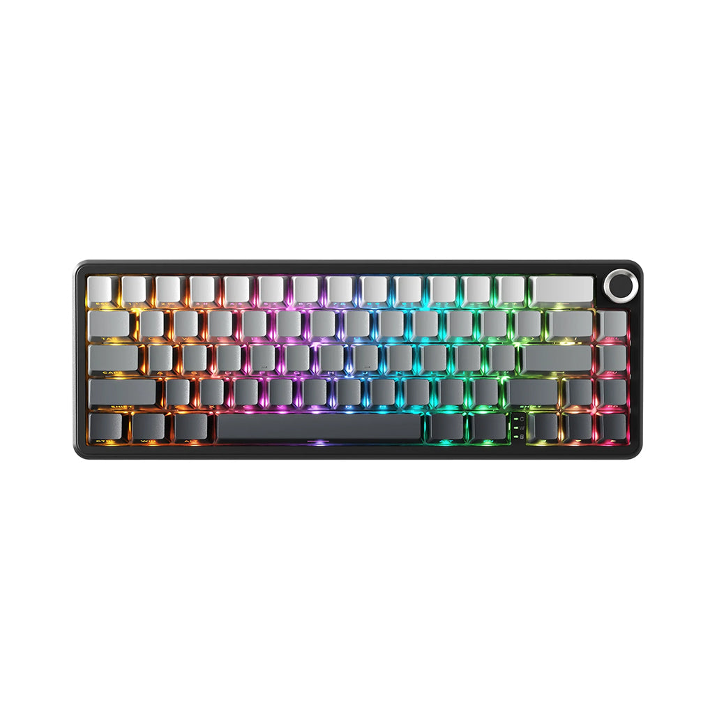 A Photo Of ATTACK SHARK X66 Wireless Mechanical Keyboard 60% RGB -Gradient Black