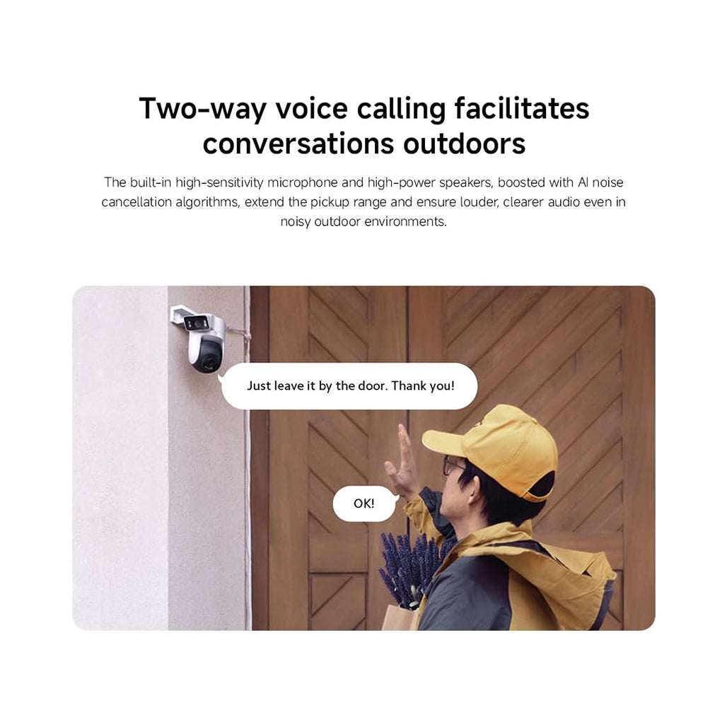 A Photo Of Xiaomi Outdoor Camera CW500 Dual – 2.5K Dual-Lens Smart Security Camera