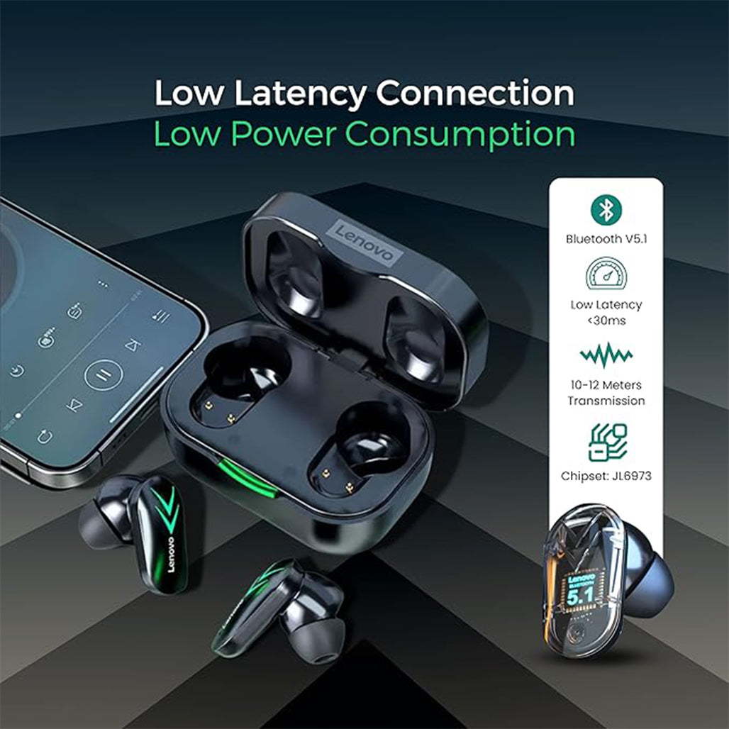 A Photo Of Lenovo XT82 - TWS Wireless Bluetooth 5.1 Gaming Earbuds