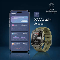 A Photo Of Promate XWatch-S19 Smartwatch with Wireless BT Calling - Green