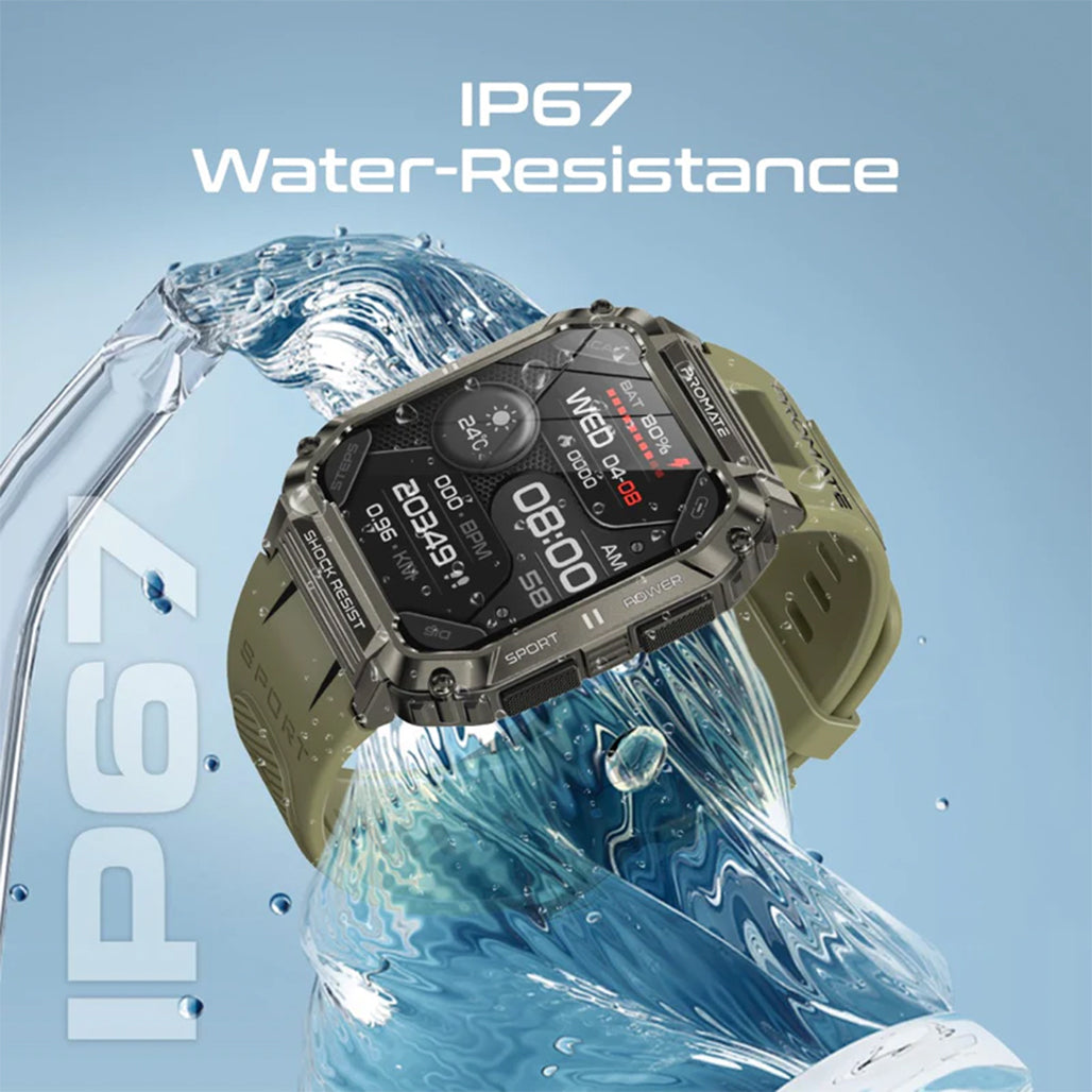 A Photo Of Promate XWatch-S19 Smartwatch with Wireless BT Calling - Green