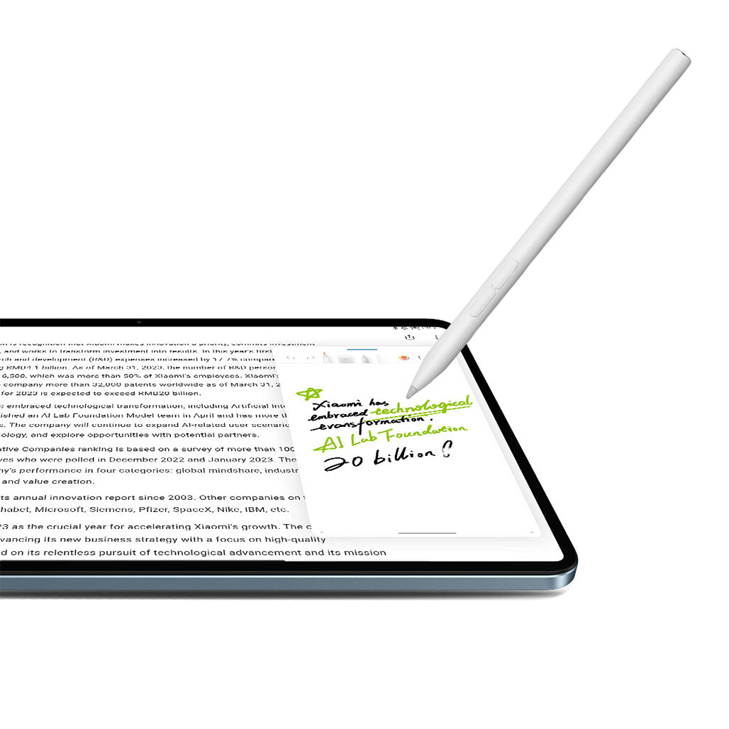 A Photo Of Xiaomi Inspiration Smart Pen (2nd Generation) - Enhanced Design, Ultra-Low Latency, 4096-Level Pressure Sensitivity, Compatible with Xiaomi Pad 5/6