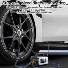 A Photo Of YESIDO 5-in-1 Portable Car Jump Starter 10000mAh