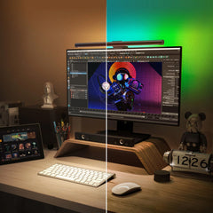 A Photo Of Yeelight Monitor Light Bar Pro with Razer Chroma RGB – RGB Backlight Sync for Gaming & Workstations