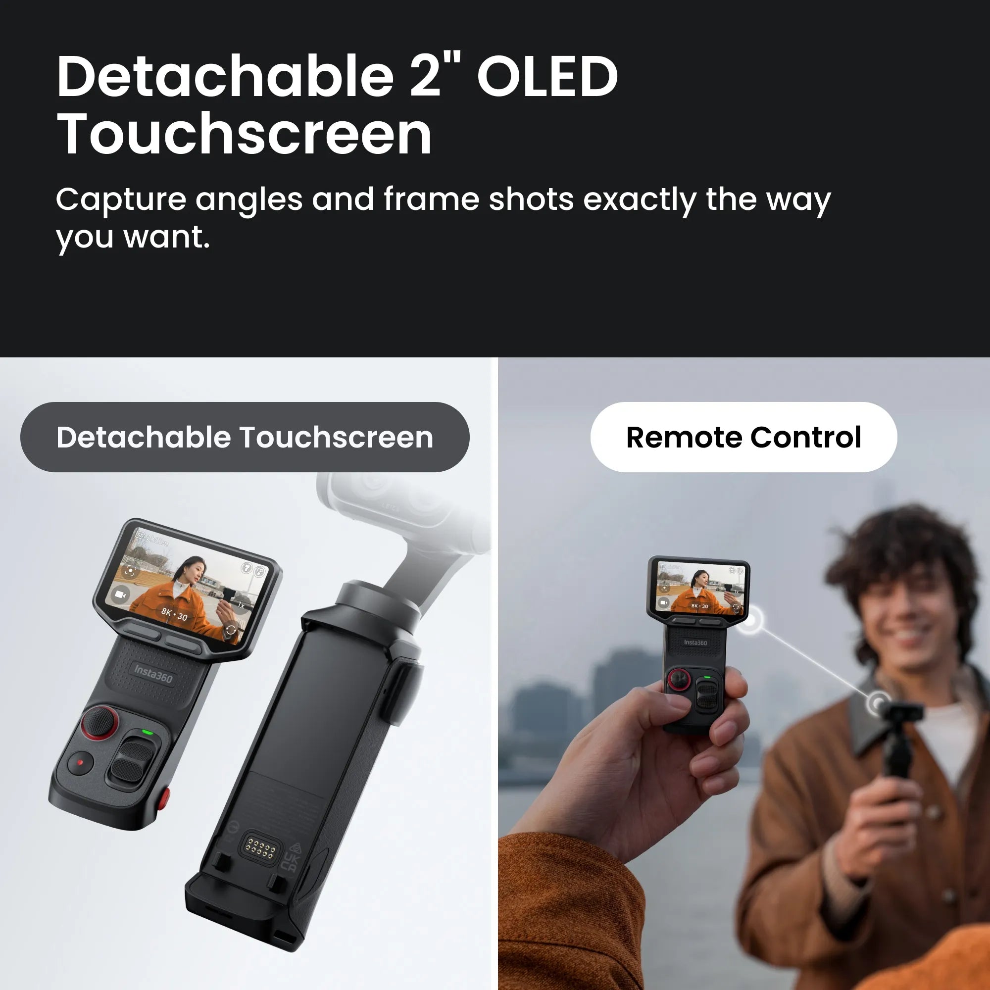 A Photo Of Insta360 Luna Ultra Dual-Lens 8K Gimbal Camera