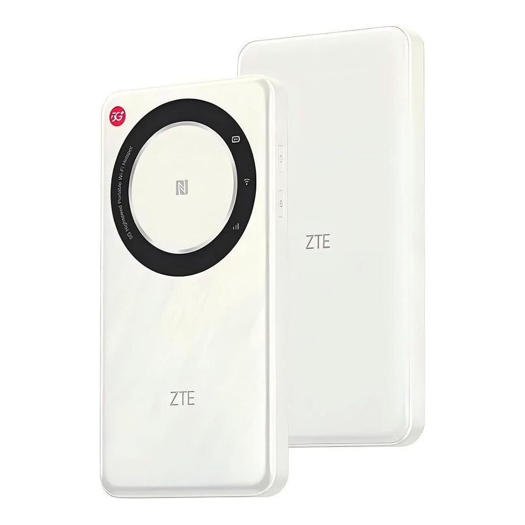 A Photo Of ZTE U30 Air 5G Mobile WiFi Hotspot – Dual-Band High-Speed Portable Router with 4500mAh Battery & Type-C Port
