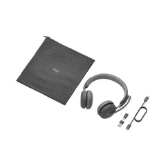 A Photo Of Logitech Zone Wireless 2 - AI-powered headset for two-way noise-free calls